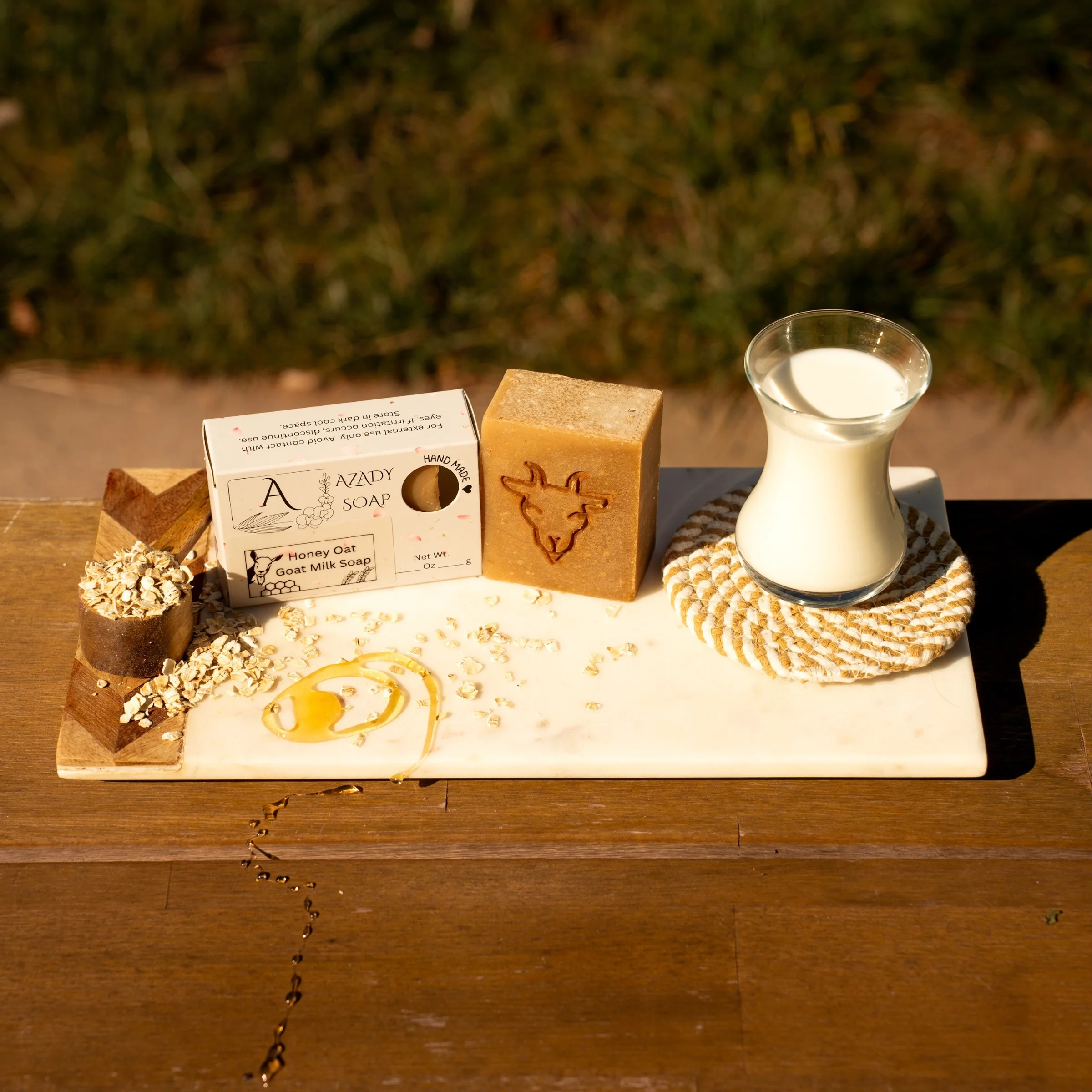 Honey oats Goat milk soap